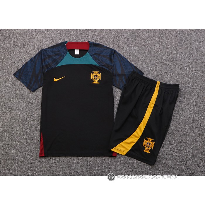 Chandal del Portugal Manga Corta 22-23 Negro - Pantalon Corto